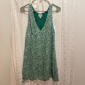 Sun•Deh by Aritzia Green and White Floral Dress